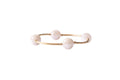 12mm Faceted Rose Quartz Gold Blessing Bracelet