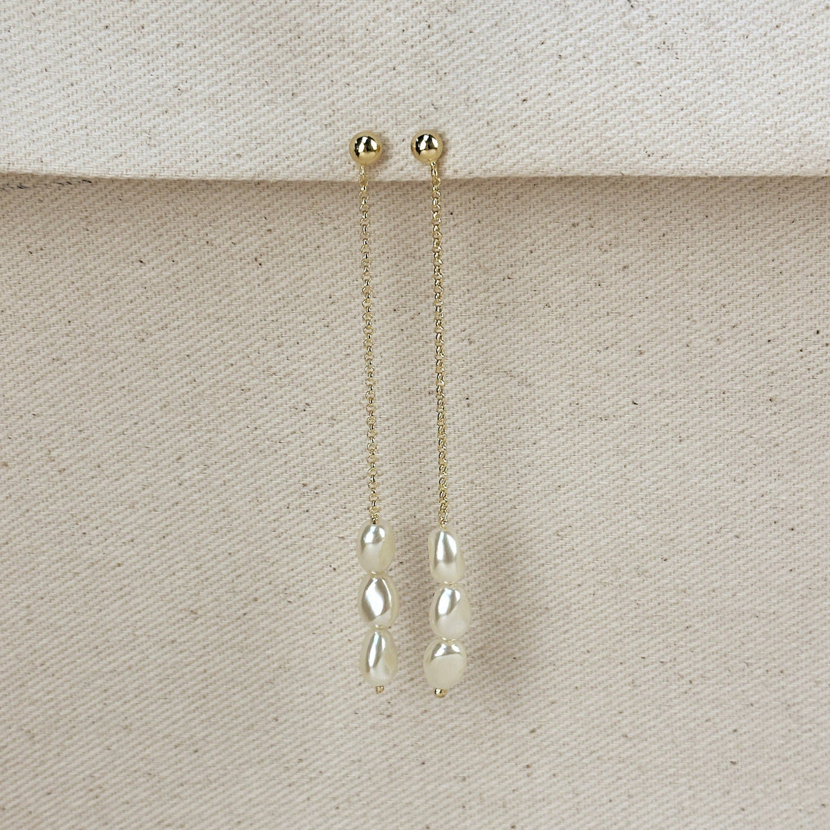 Baroque Pearl Drop Earrings