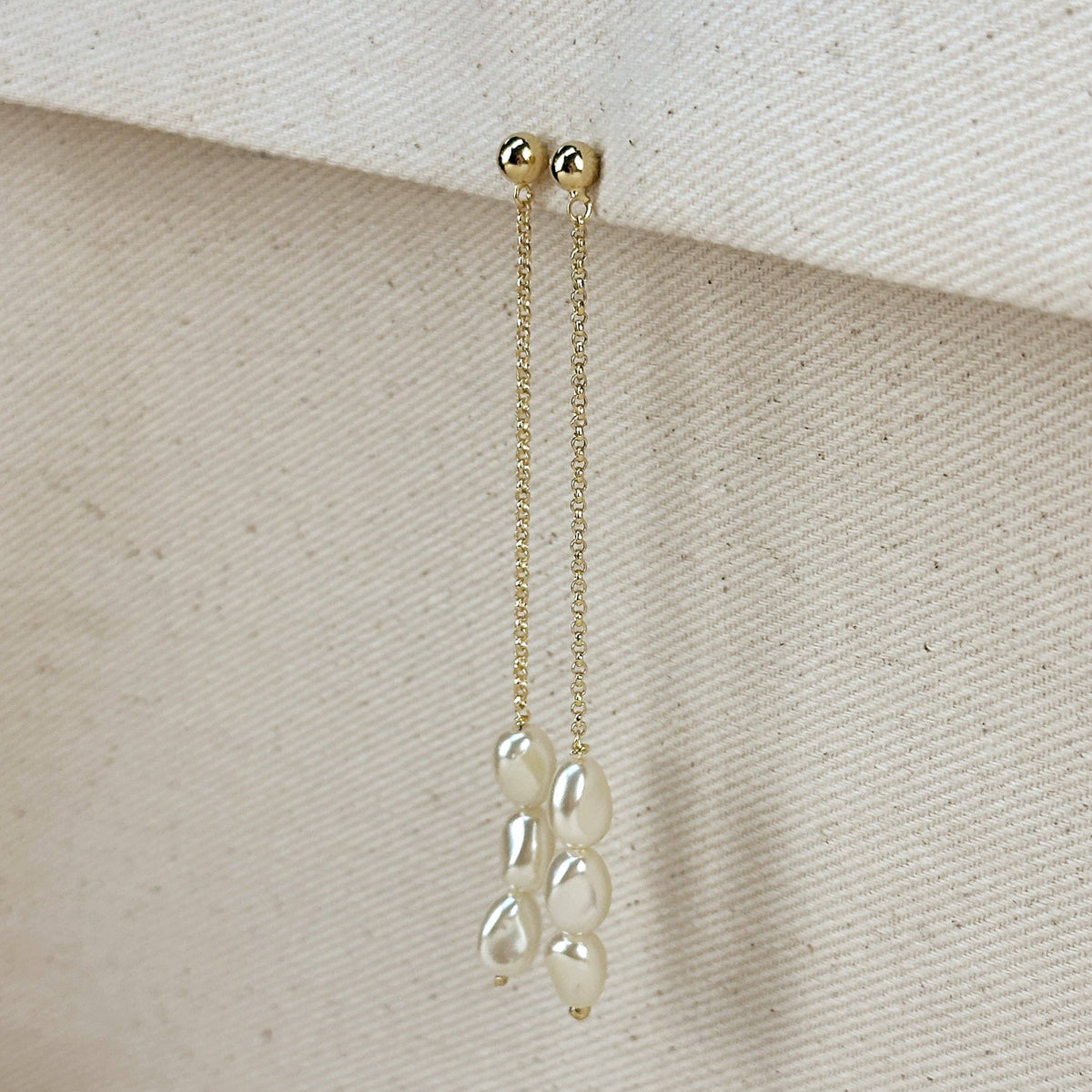 Baroque Pearl Drop Earrings