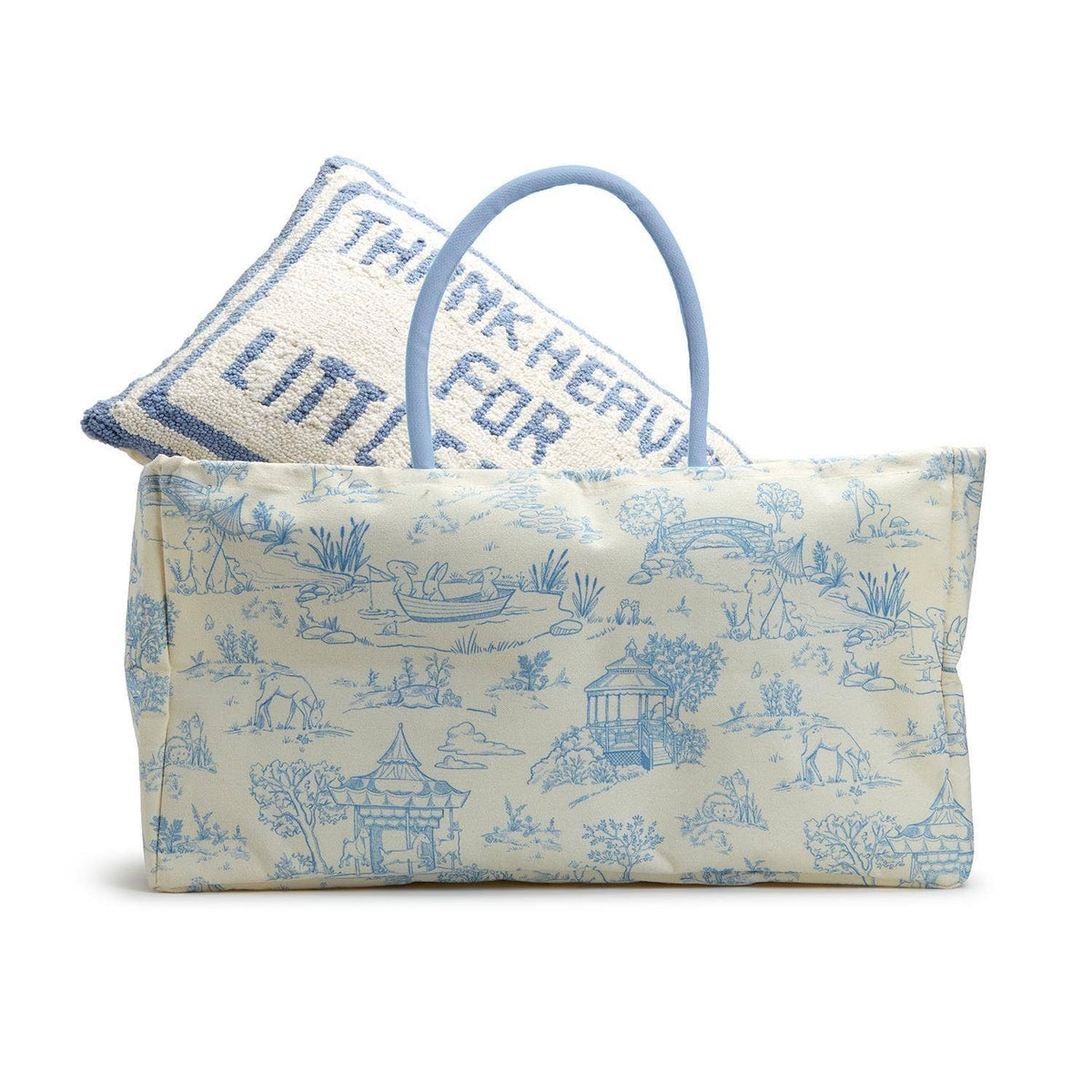 Animal Toile Hamper/Storage Tote Assorted 2 Colors