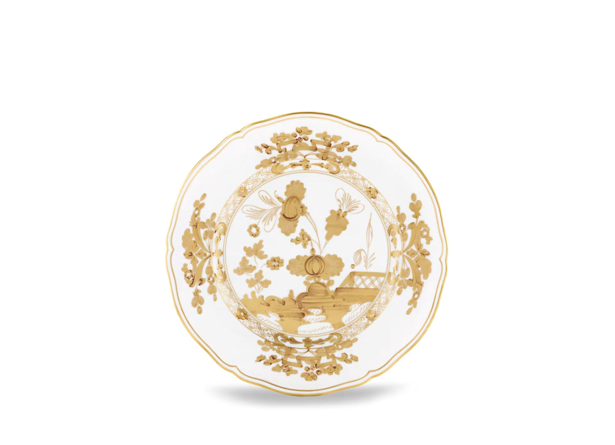 Ginori Oriente Italiano Flat Plate in Aurum
