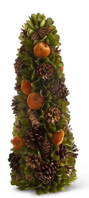 Rusty Apple & Pinecone Trees - Large