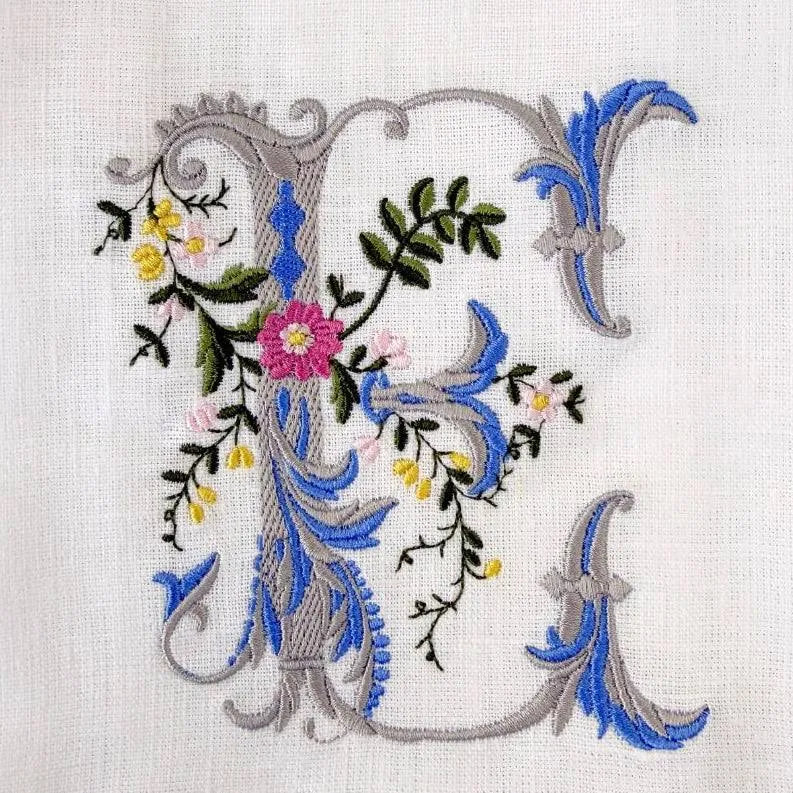Heritage Floral E Tea Towel