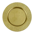 Vietri Pelli Glass Gold Charger