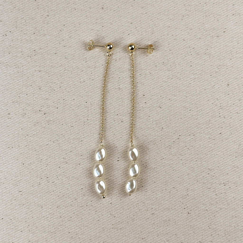 Baroque Pearl Drop Earrings