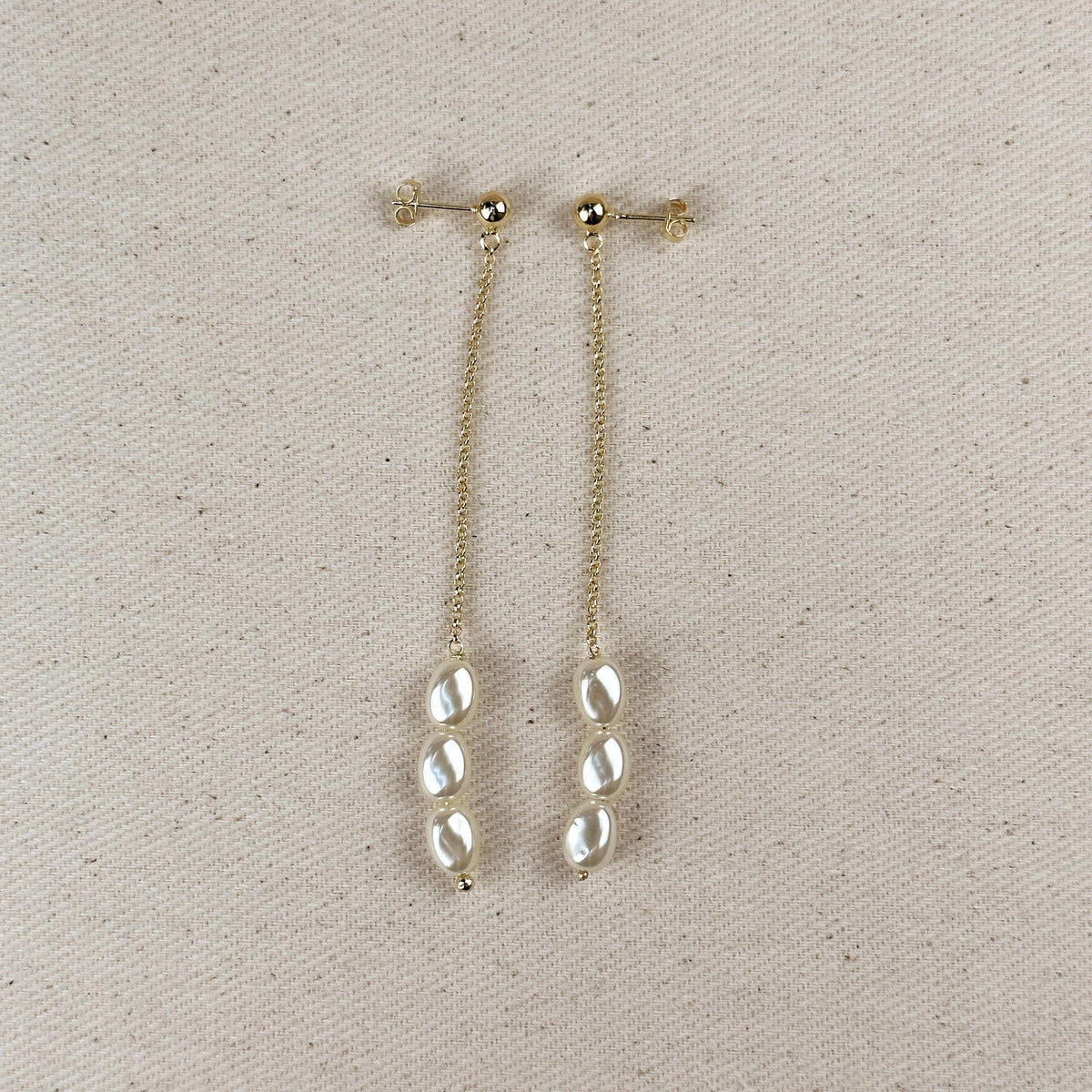 Baroque Pearl Drop Earrings