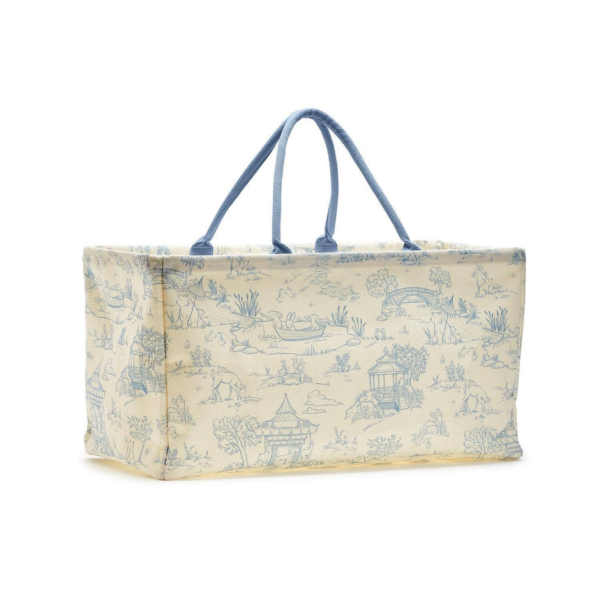 Animal Toile Hamper/Storage Tote Assorted 2 Colors