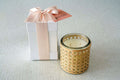 B's Knees 2-Wick Basket Weave Candle - Eliza