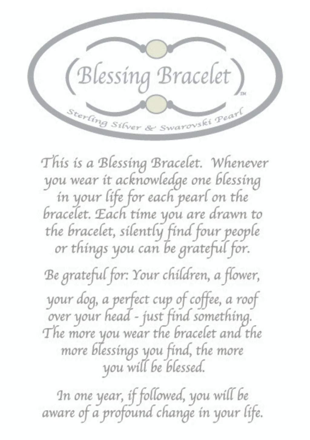 8mm Gold Pearl Blessing Bracelet