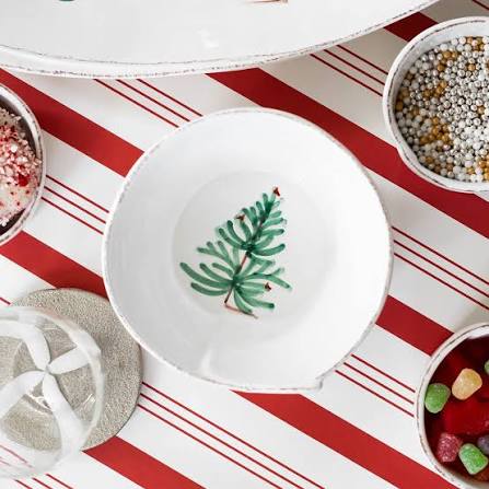 Vietri Lastra Holiday Cereal Bowl