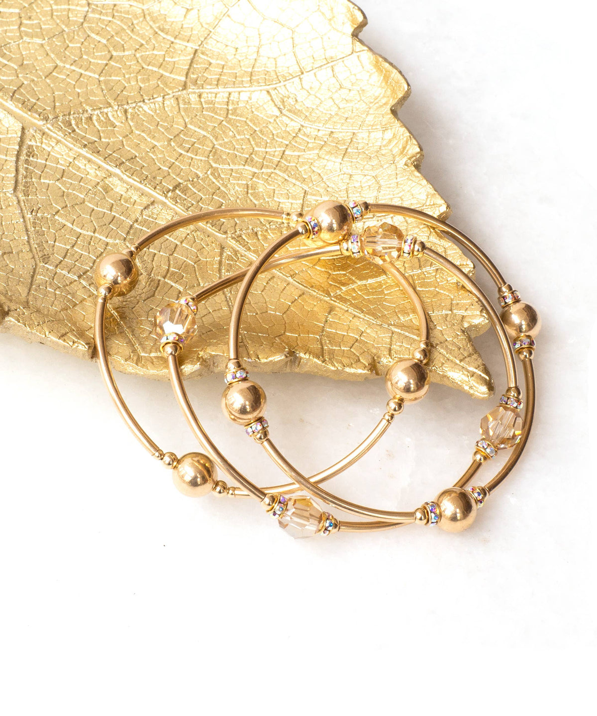 8mm Gold Finish Blessing Bracelet