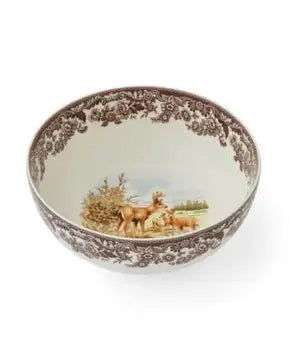 Spode Woodland Mule Deer Serving Bowl 9.75"