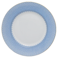 Mottahedah Lace Cornflower Blue Dinner Plate