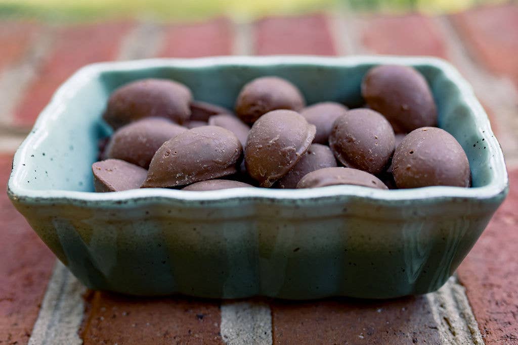 HOLIDAY Milk Chocolate Covered Pecans