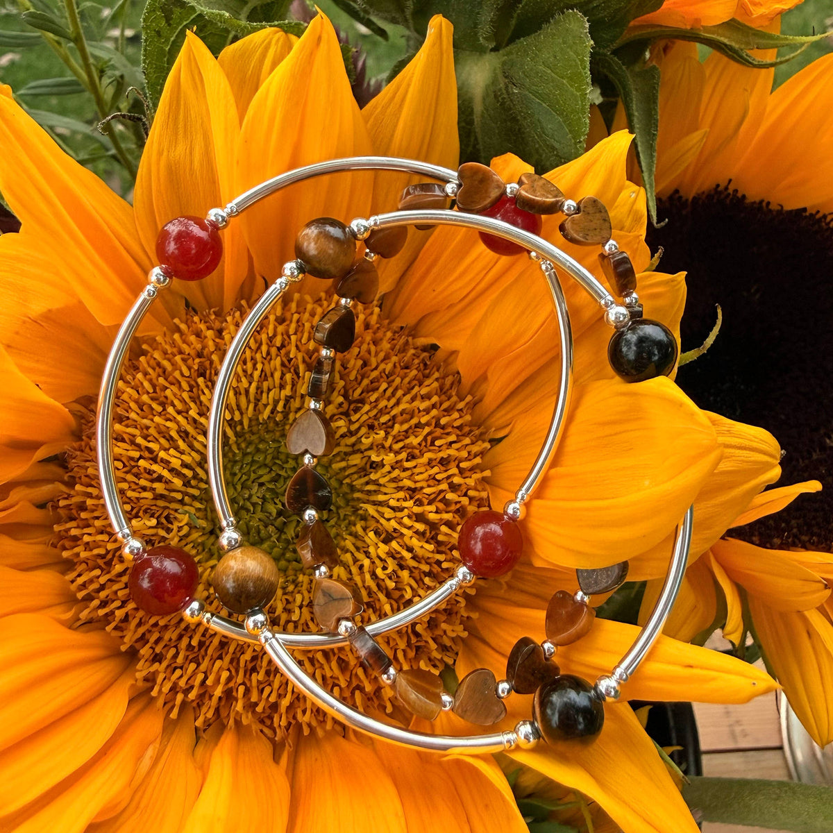 Follow Your Heart Bracelet-Tiger's Eye/Silver