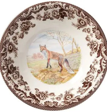Spode Woodland Red Fox Cereal Bowl
