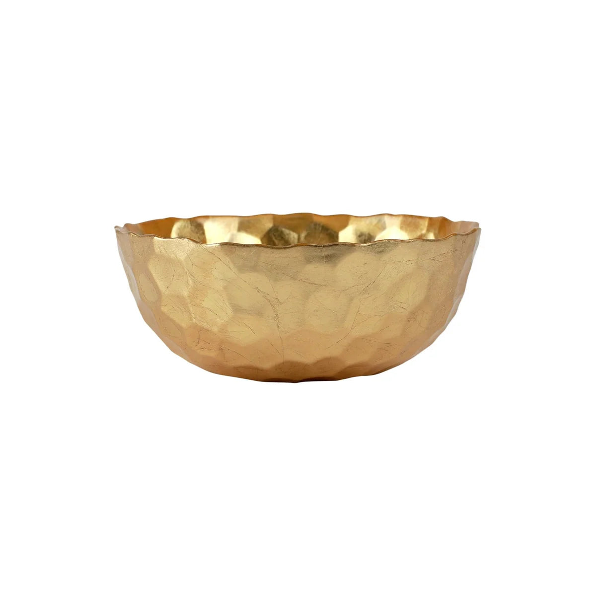 vietri rufolo glass gold honeycomb small bowl