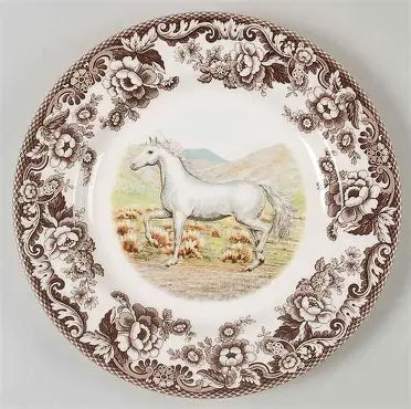 Spode Woodland Arabian Horse Dinner Plate