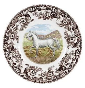 Spode Woodland Arabian Horse Salad Plate