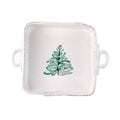 Vietri Lastra Holiday Large Square Baker