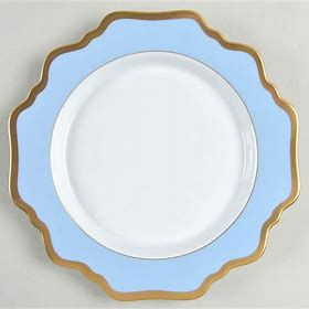 annas palette light blue dessert plate