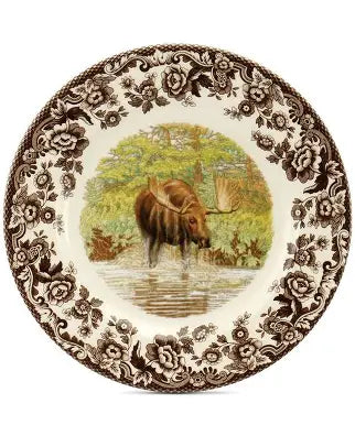 Spode Woodland Moose Dinner Plate