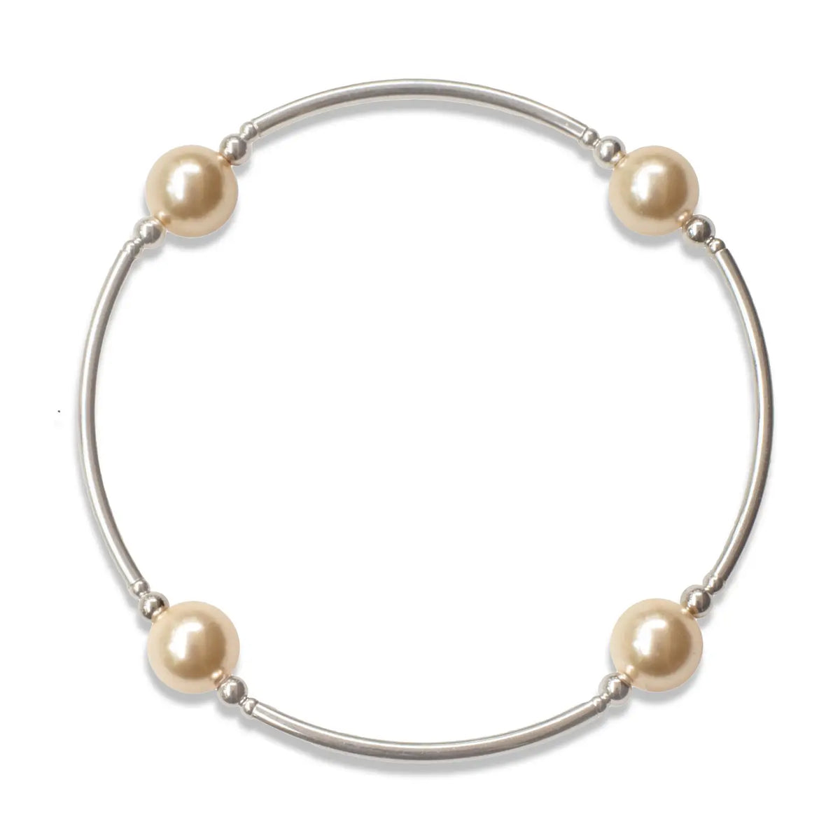 8mm Gold Pearl Blessing Bracelet