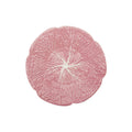 Stoneware Cabbage Shaped Plate, Pink