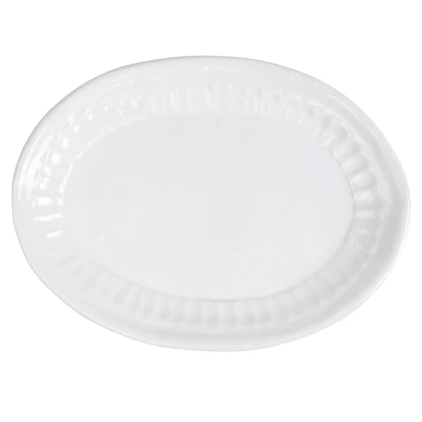 Vietri Pietra Serena small oval platter