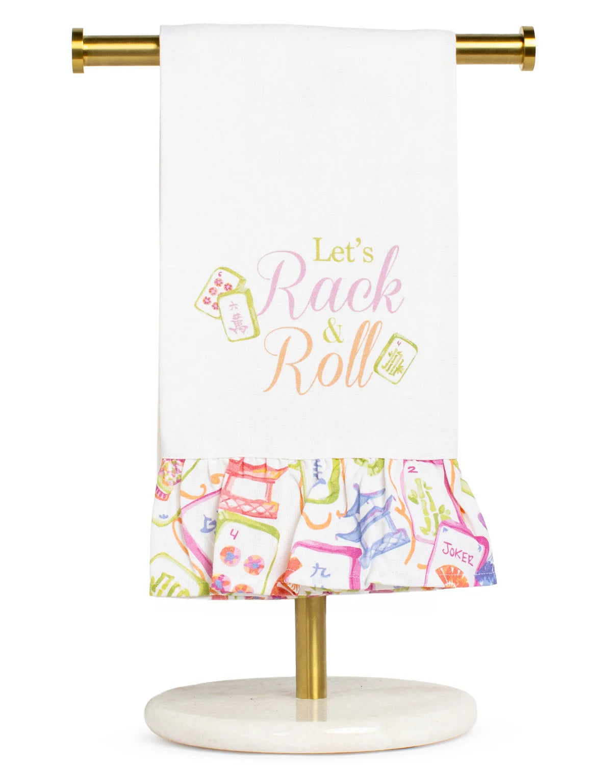 Let's Rack and Roll Hand Towel