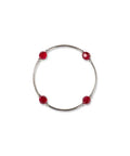 8mm Garnet Red Crystal Blessing Bracelet-January