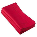 RED Single Hemstitch Napkin S/4