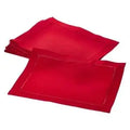 RED Single Hemstitch Placemat S/4