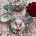 Tablecloth Montefalco Toile - red