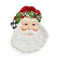 Spode Black/White Santa Plate 12"