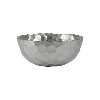 vietri rufolo glass silver honeycomb small bowl