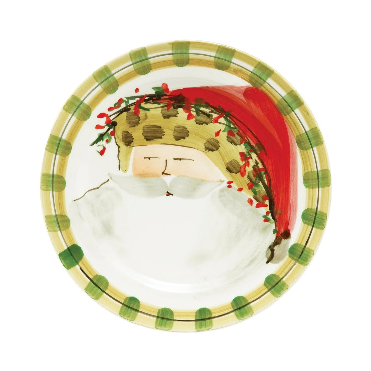 Vietri Old St. Nick Round Salad Plate