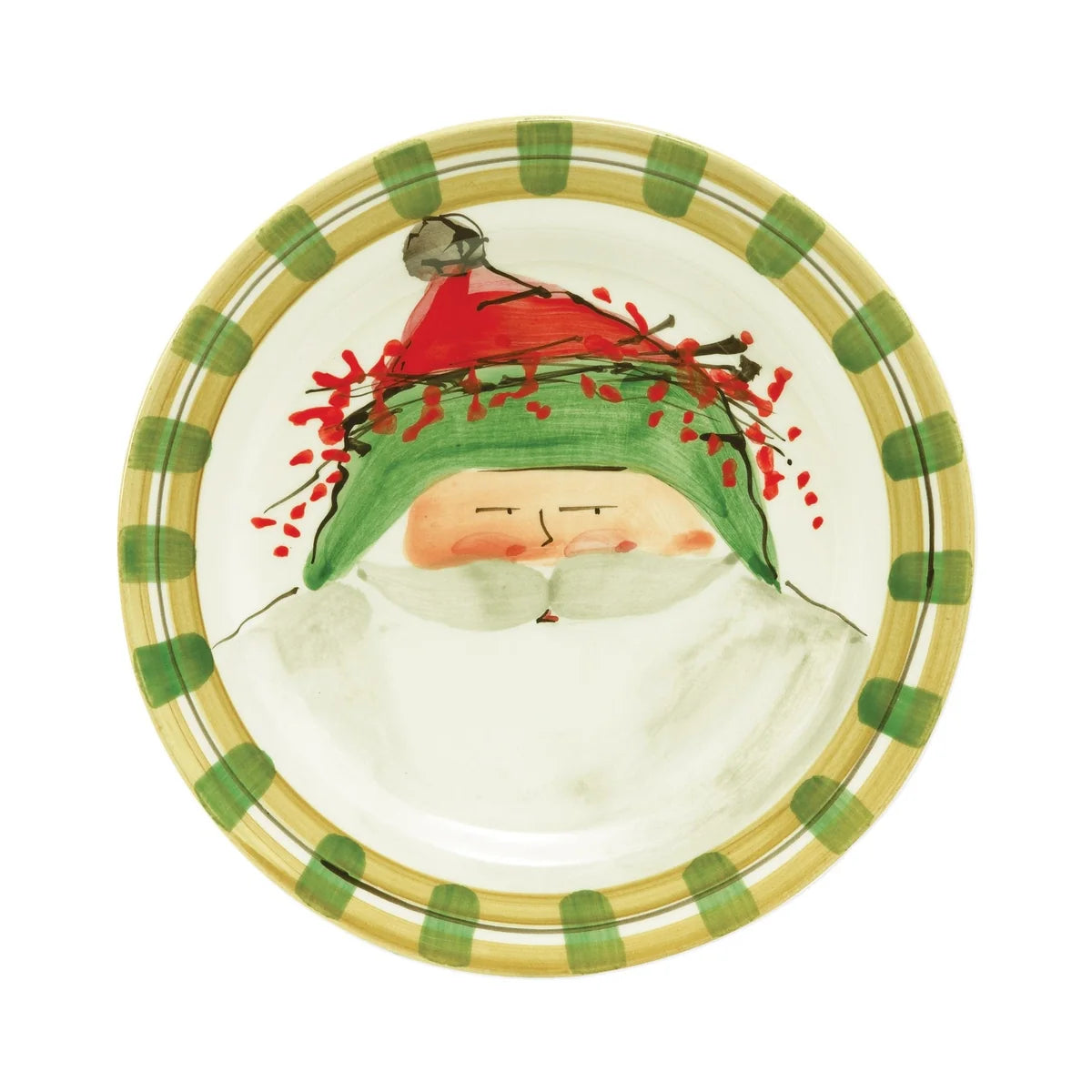 Vietri Old St. Nick Round Salad Plate