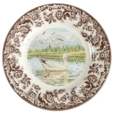 Spode Woodland Snow Goose Salad Plate