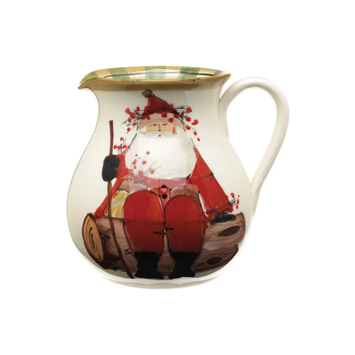 Vietri Old St. Nick Pitcher