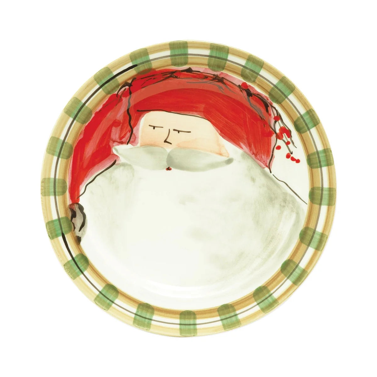 Vietri Old St. Nick Dinner Plate