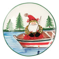 Vietri Old. St. Nick Round Platter-Fishing