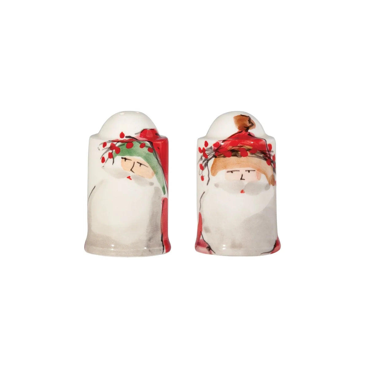 Vietri Old St. Nick Salt and Pepper