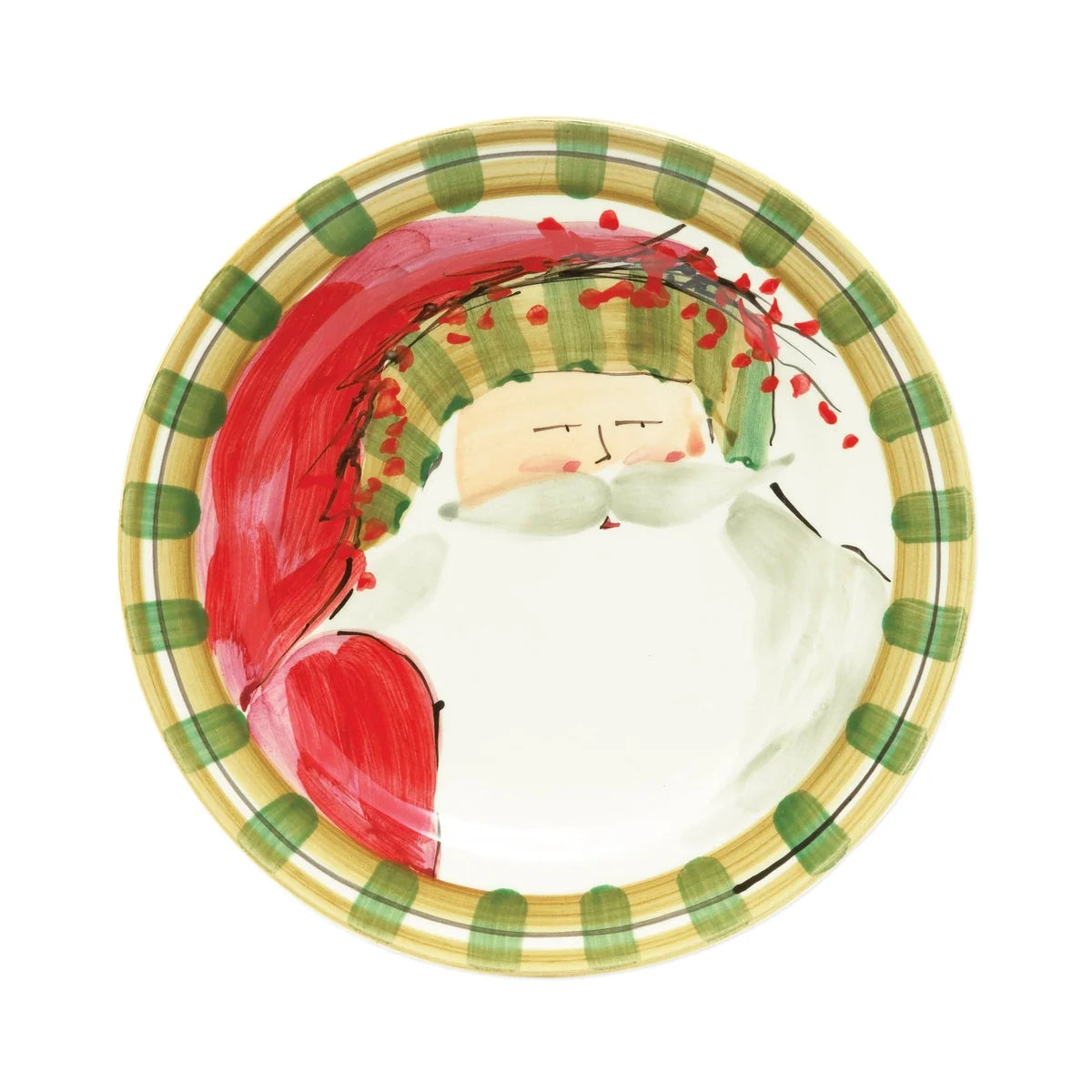 Vietri Old St. Nick Round Salad Plate