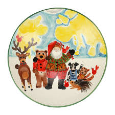 Vietri Old St. Nick Amici Per Sempre Bowl