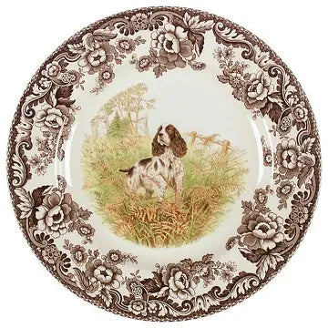 Spode Woodland Spaniel Salad Plate