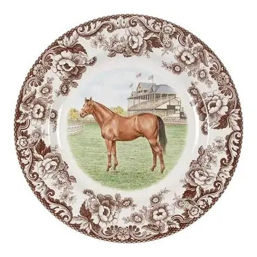 Spode Woodland Thoroughbred Dinner Plate