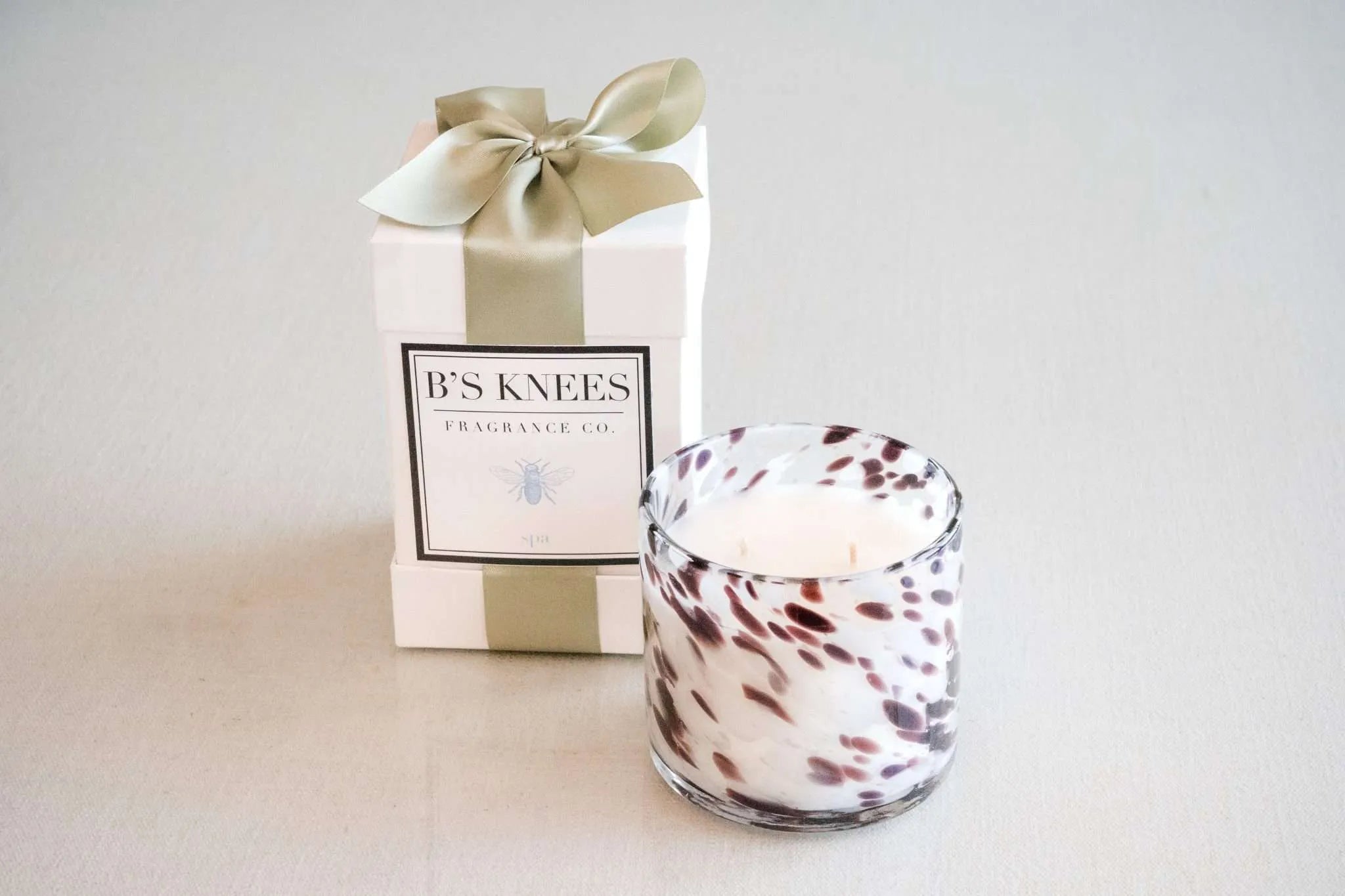 B's Knees 2-Wick Tortoise Candle - Spa