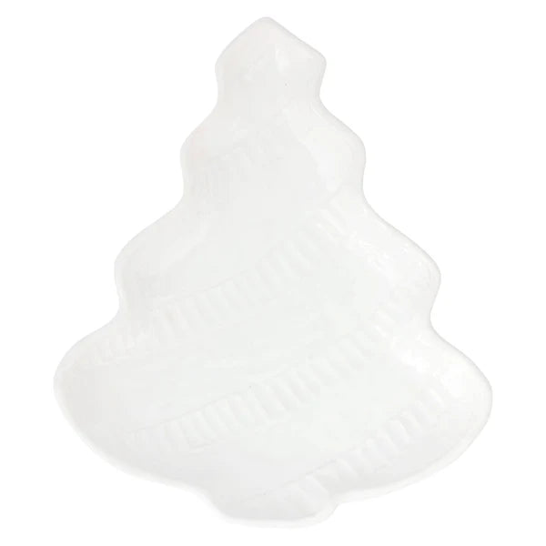 Vietri Pietra Natale Figural Tree Platter